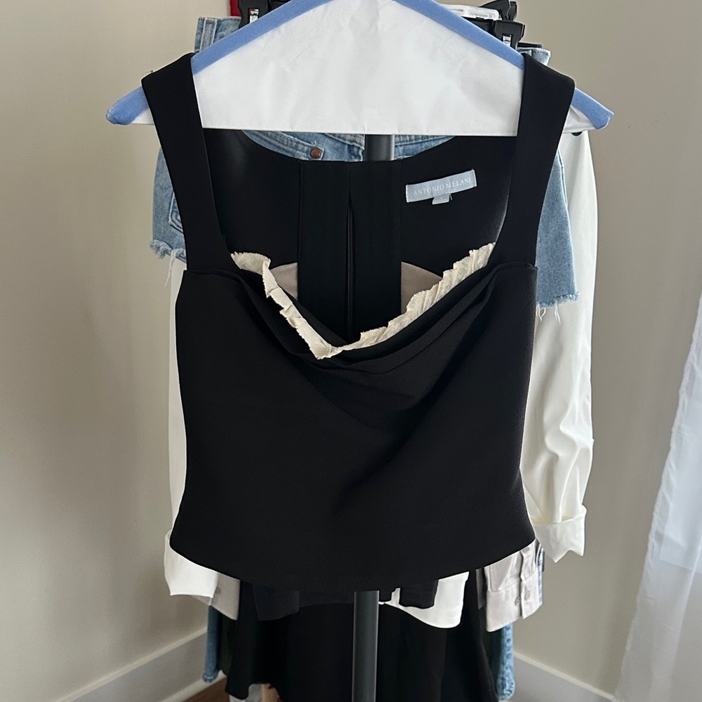 Elegant Black Sleeveless Top
